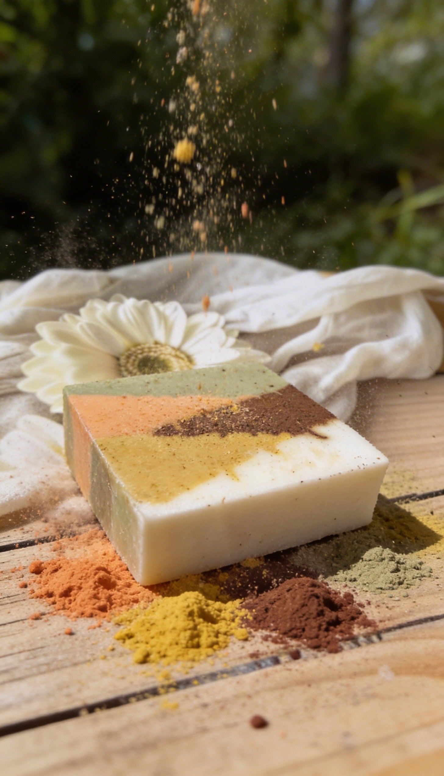 The 5-Layer Glow Bar | Turmeric, Clay & Goat Milk Soap